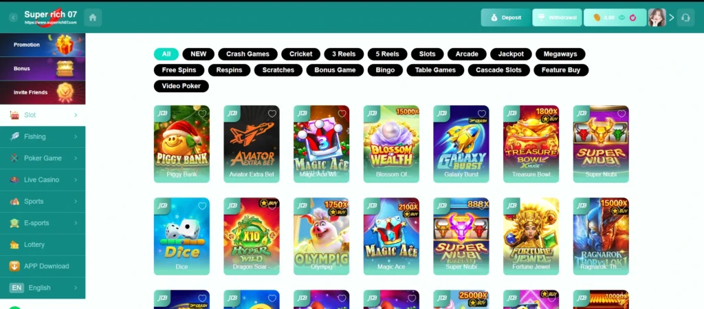 SuperRich07 Casino game 